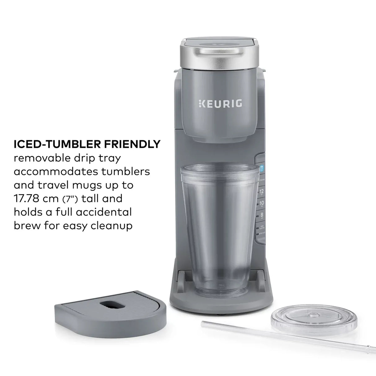 Keurig K-Slim Single Serve Coffee Maker (Grey) Keurig Machine Keurig