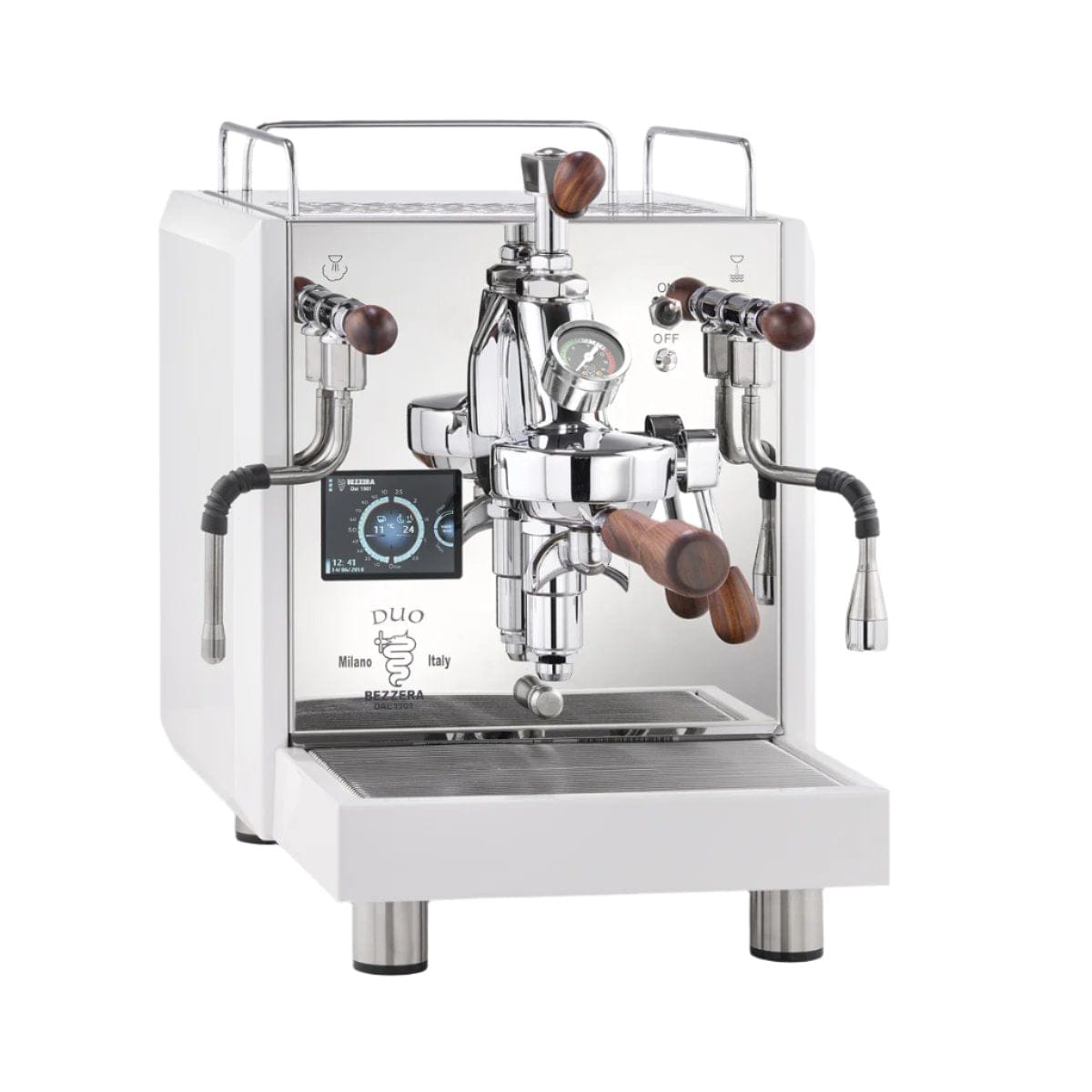 Bezzera DUO MN Dual Boiler Espresso Machine w/ Flow Control (White) Espresso Machine (Prosumer) Bezzera