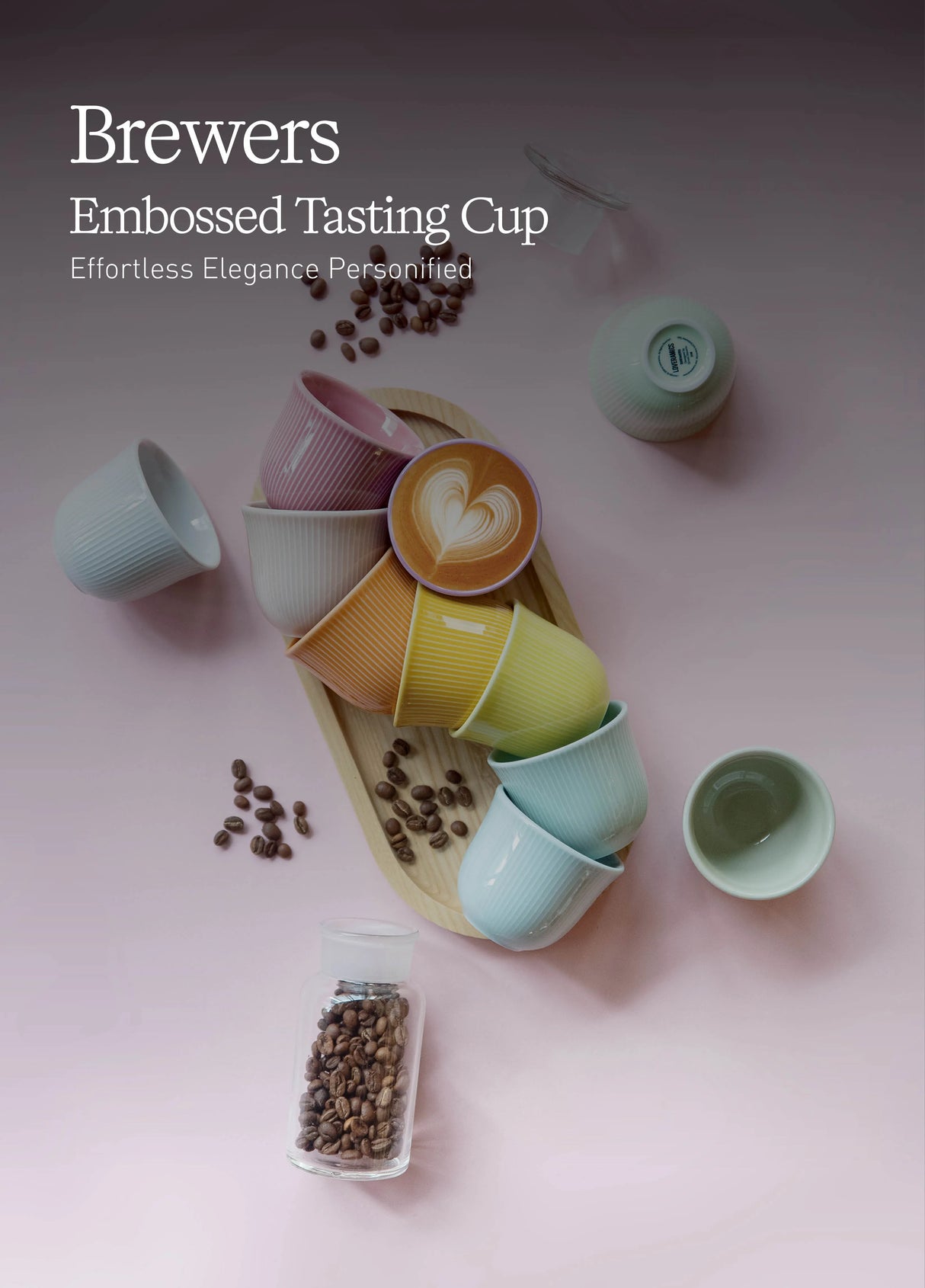 Loveramics 250ml Embossed Tasting Cup (Pink) Accessory Loveramics