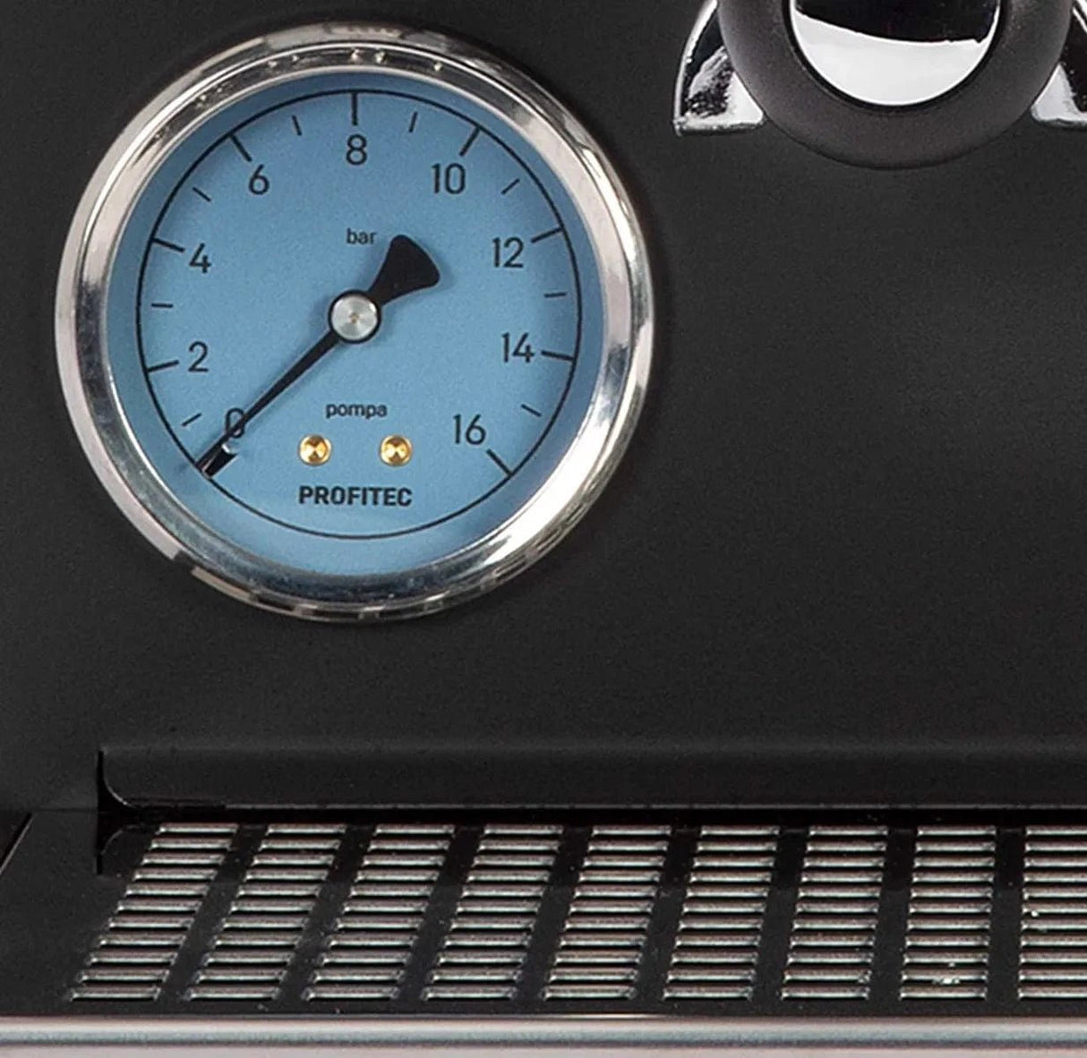 Profitec Go (Black) & DF64 Grinder with Red Speed Titanium Burr (Black) WDT tool, Brown Wood Bottomless Portafilter, Scale, Knock Box, Dosing Funnel "Ready To" Bundle Espresso Machine Profitec