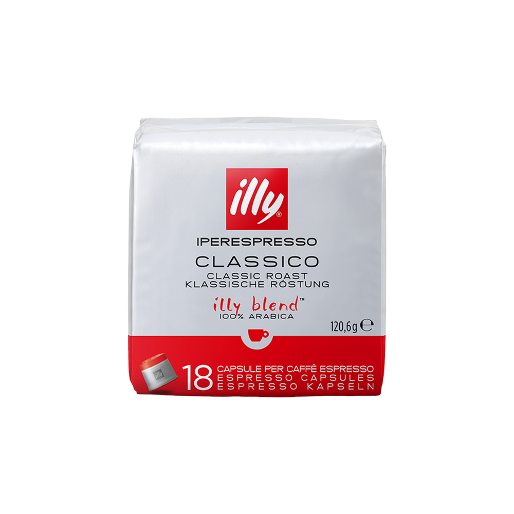 Illy Iperespresso Classico Medium Espresso Capsules, pack of 18