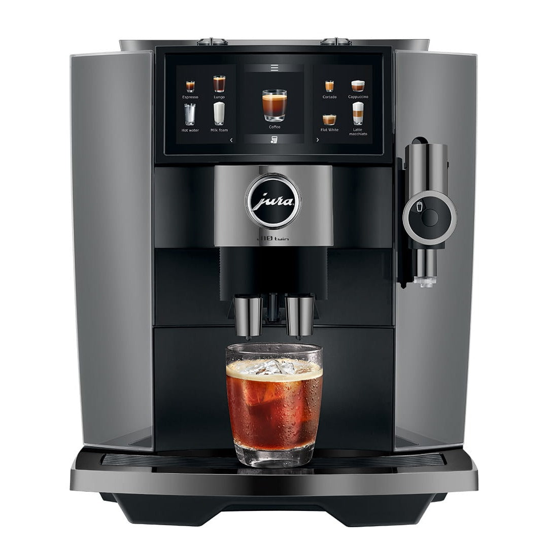 Jura J10 Twin Super Automatic Coffee Machine 15724 (Diamond Onyx) Super Automatic Espresso Machine Jura