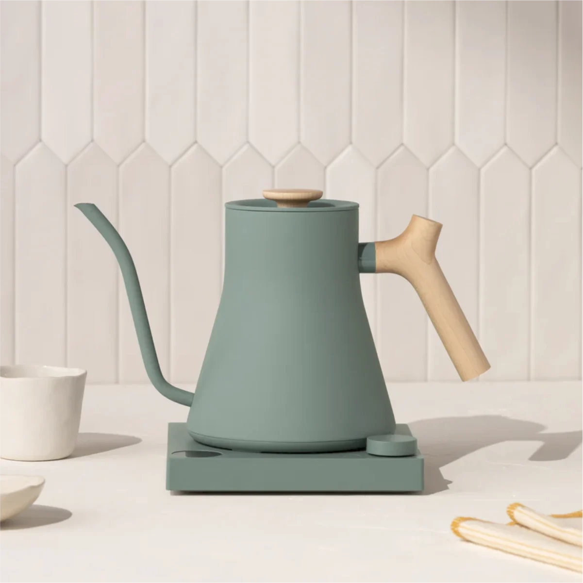 Fellow Stagg EKG Pro Pour-Over Kettle (Smoke Green & Maple) Kettle Fellow