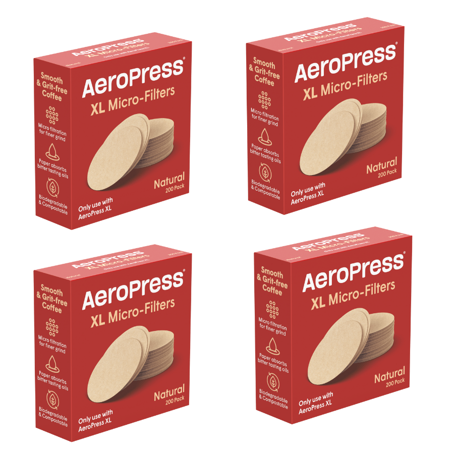 AeroPress XL Natural Micro-Filters (4 Packs, 800 Count) Accessory AeroPress