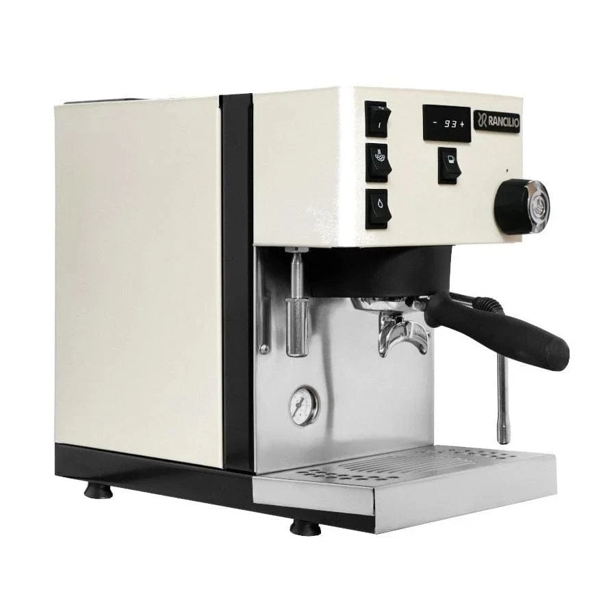 Rancilio Silvia M V6 Espresso Machine (White) and DF64 Gen 2 Grinder (White) Bundle Espresso Machine Rancilio