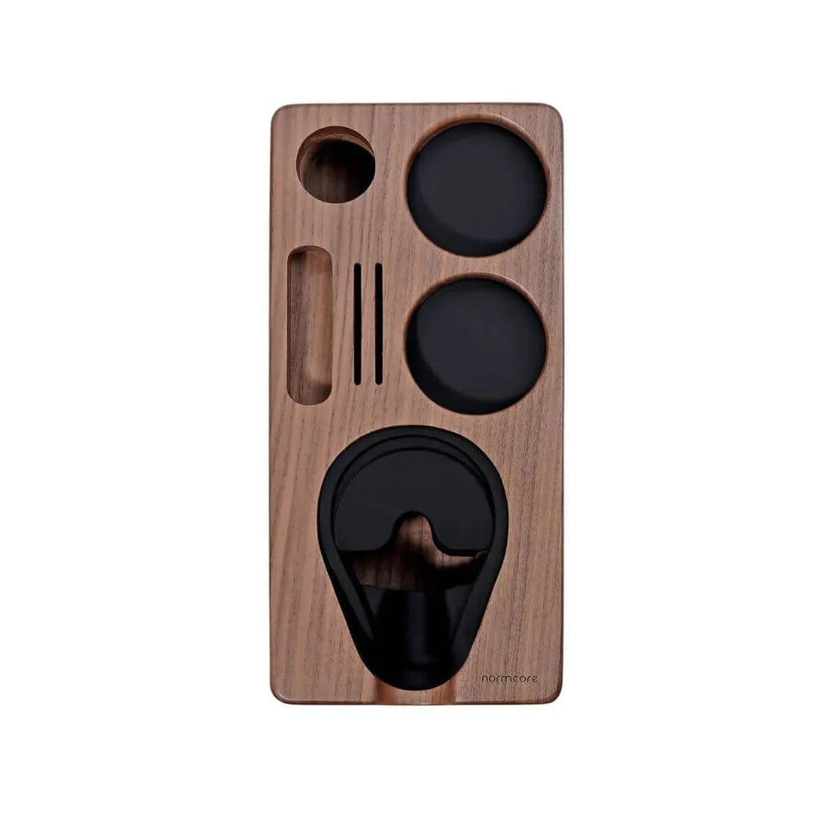 Normcore Narrow Espresso Tamping Station - Walnut Accessory Normcore