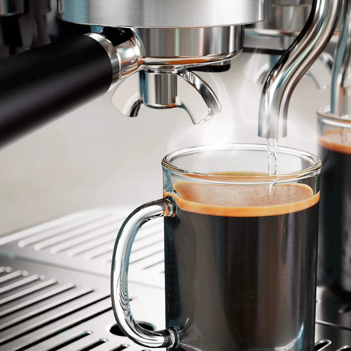 Philips Barista Brew Semi Automatic Espresso Machine with Dual Bean Hopper PSA3228/41 (Metal Cappuccino) Espresso Machine Philips