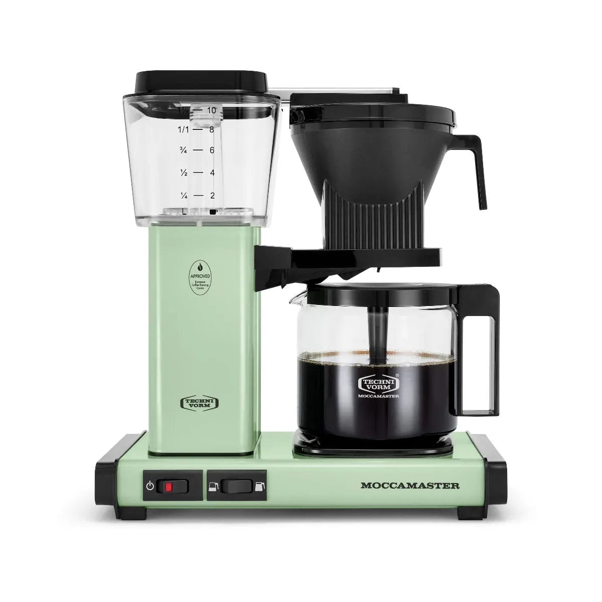 Technivorm Moccamaster KBGV Select Glass Carafe Brewer 53925 (Pistachio Green) Drip Coffee Maker Moccamaster