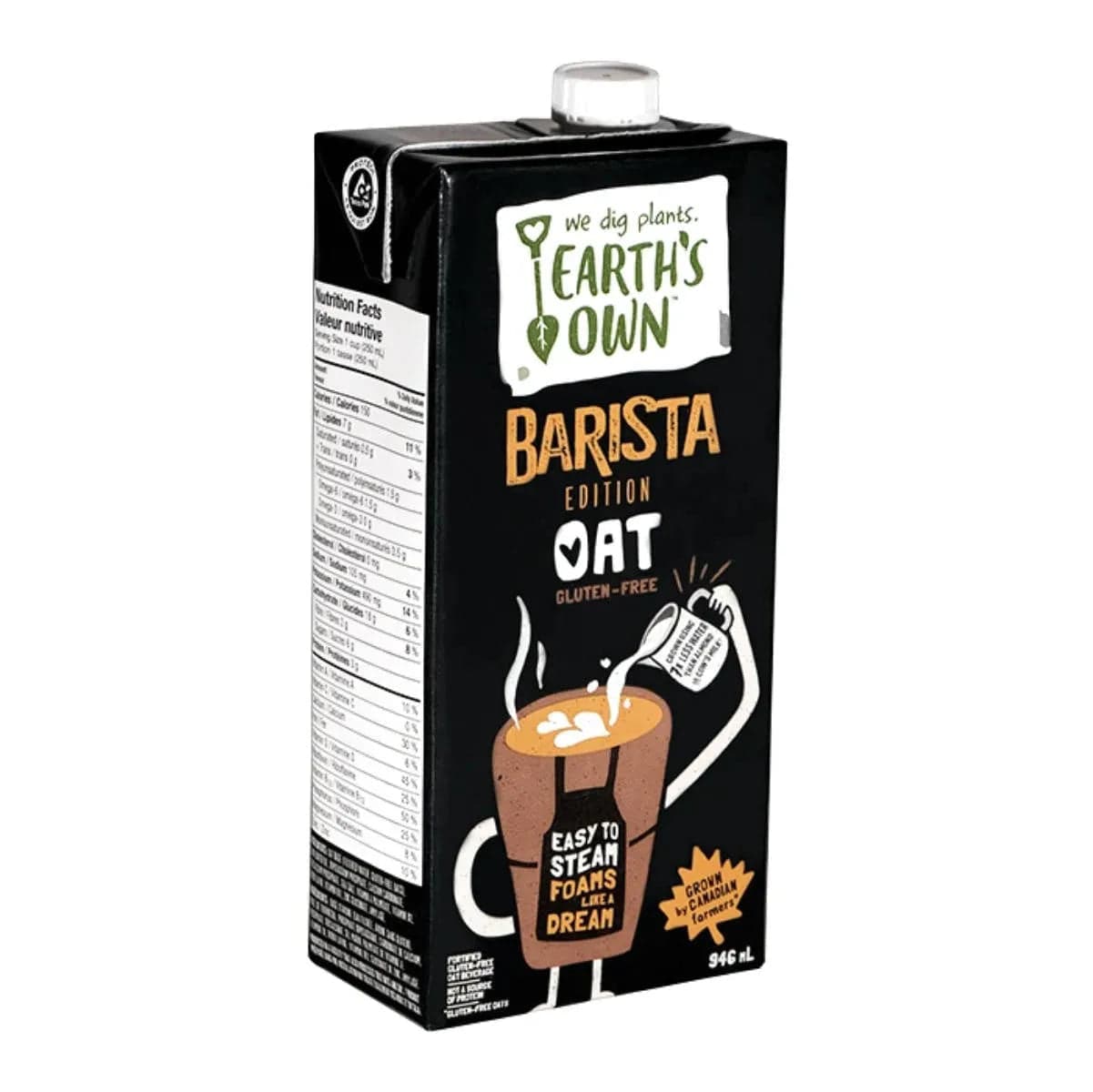 Earth's Own Oat Milk (Case of 12) Beverages Earth's Own