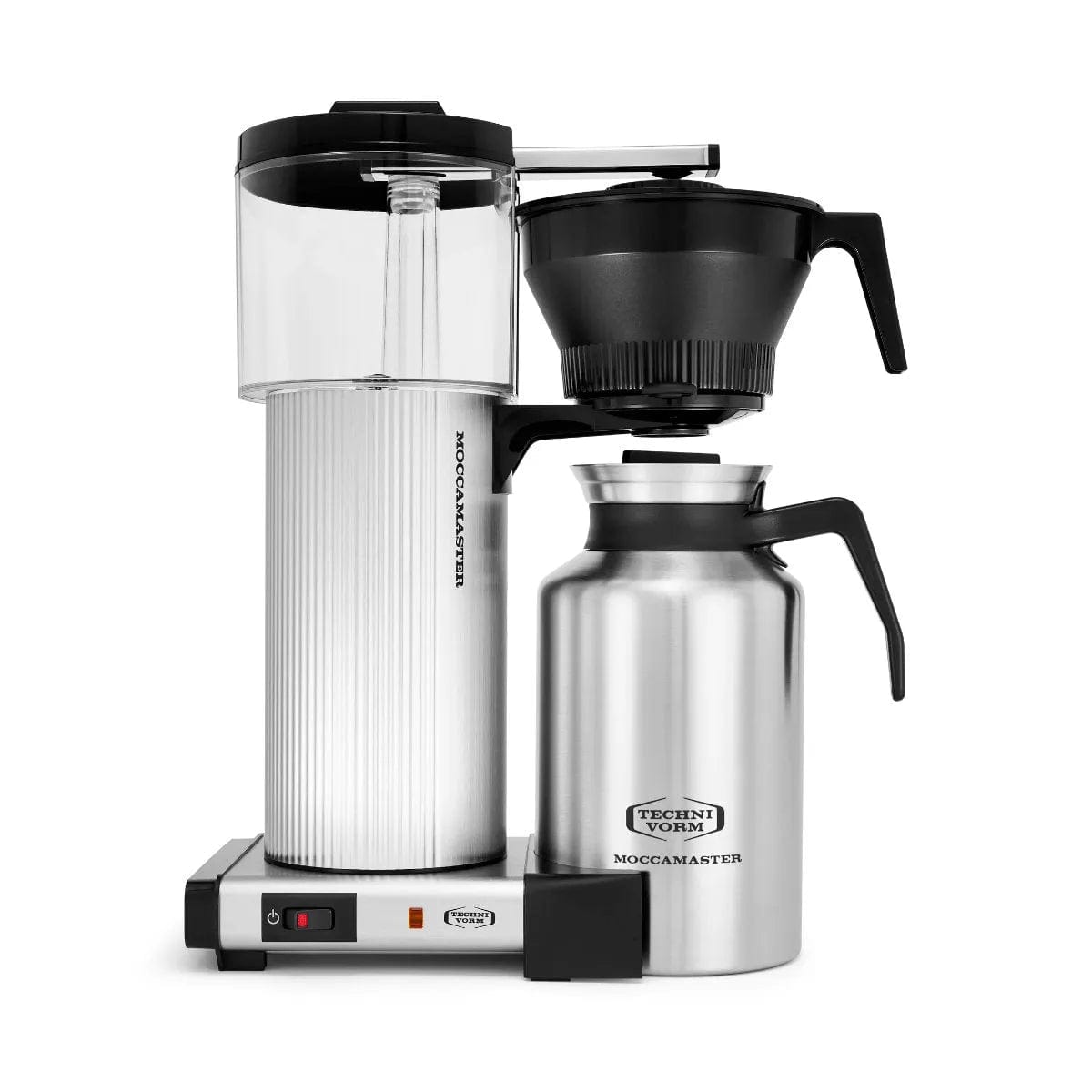 Technivorm Moccamaster CDT Grand Cafe/Office Brewer 39340 (Brushed Silver) Drip Coffee Maker Moccamaster