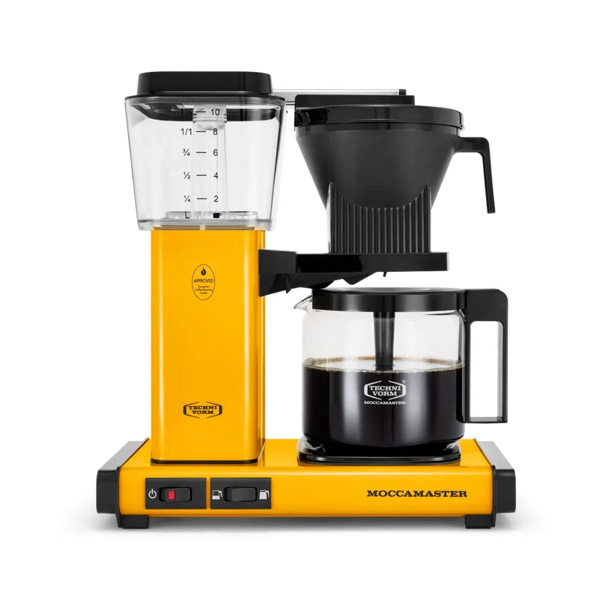 Technivorm Moccamaster KBGV Select Glass Carafe Brewer 53942 (Yellow Pepper) Drip Coffee Maker Moccamaster