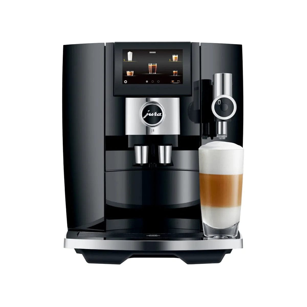 Jura J8 Super Automatic Coffee Machine 15557 Piano Black Super Automatic Espresso Machine Jura