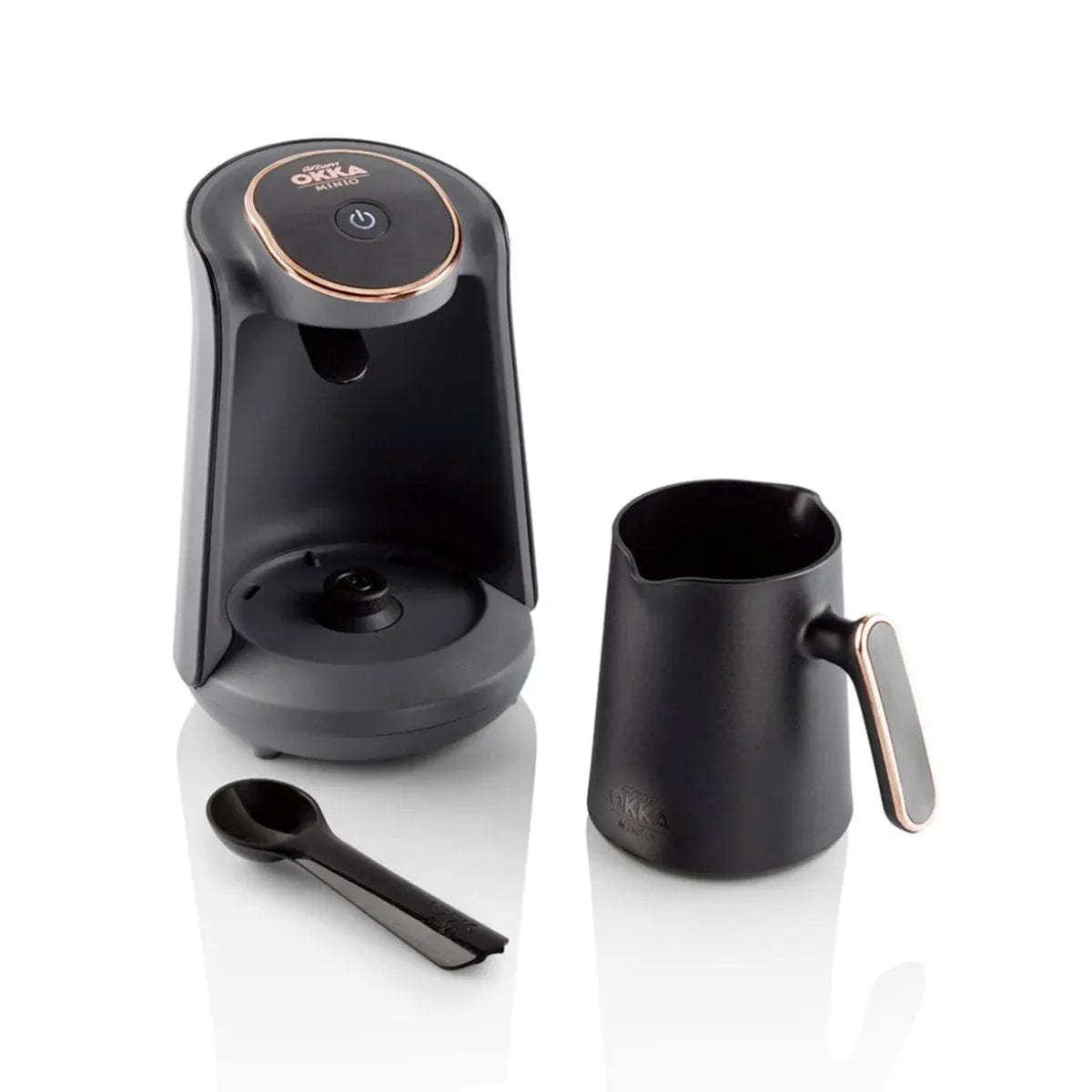 Arzum Okka Minio Automatic Turkish Coffee Machine, 120V, OK004-K (Black/Silver) Turkish Coffee Machine Arzum