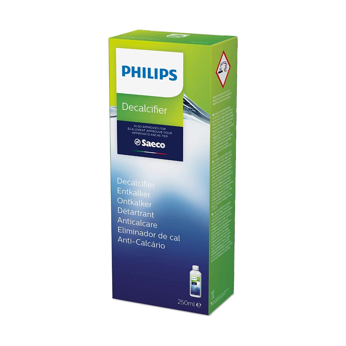 Philips Saeco Espresso Machine Decalcifier 250 ml CA6700/47 (6 Pack) Accessory Philips