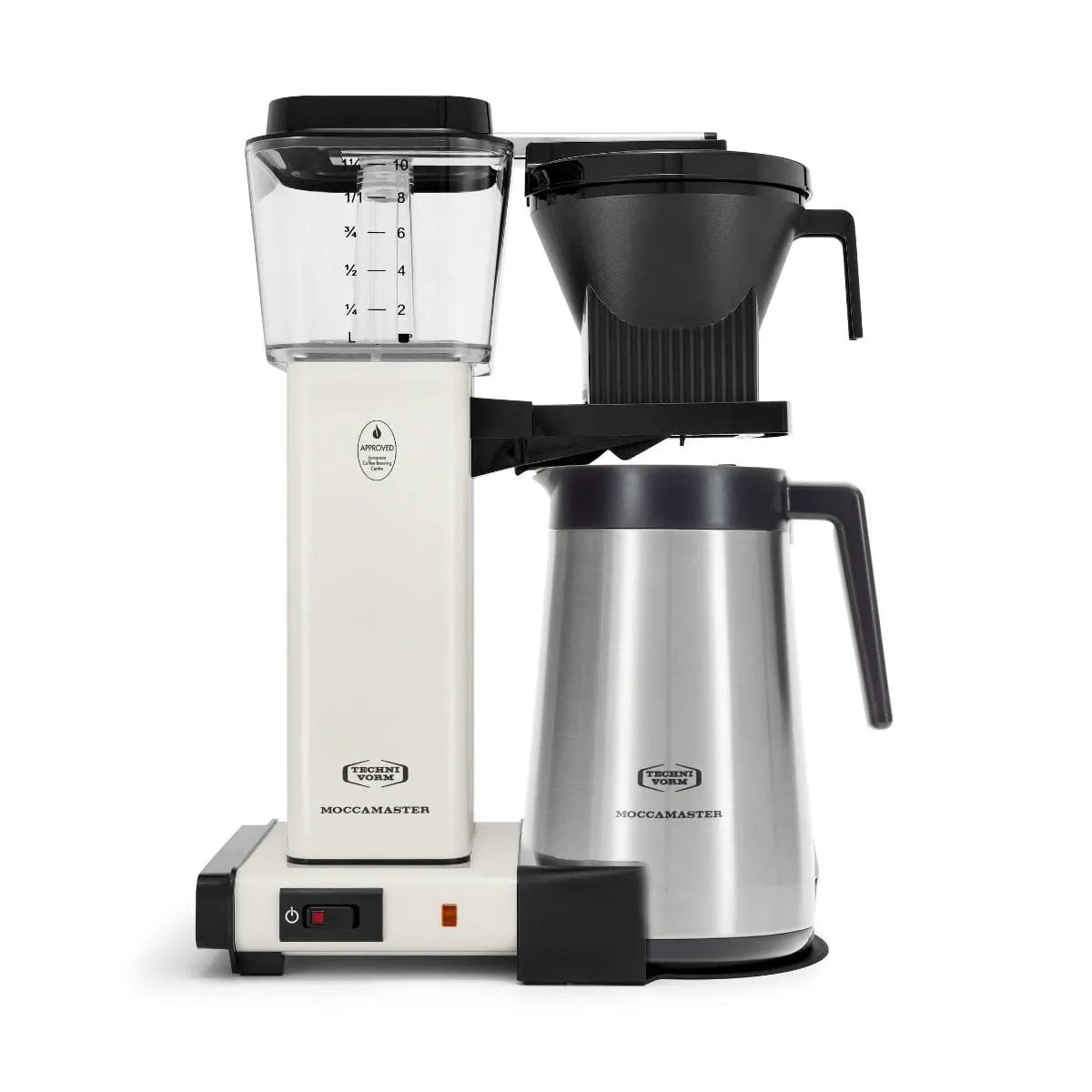 Technivorm Moccamaster KBGT Thermal Carafe Brewer 79318 (Off-White) Drip Coffee Maker Moccamaster