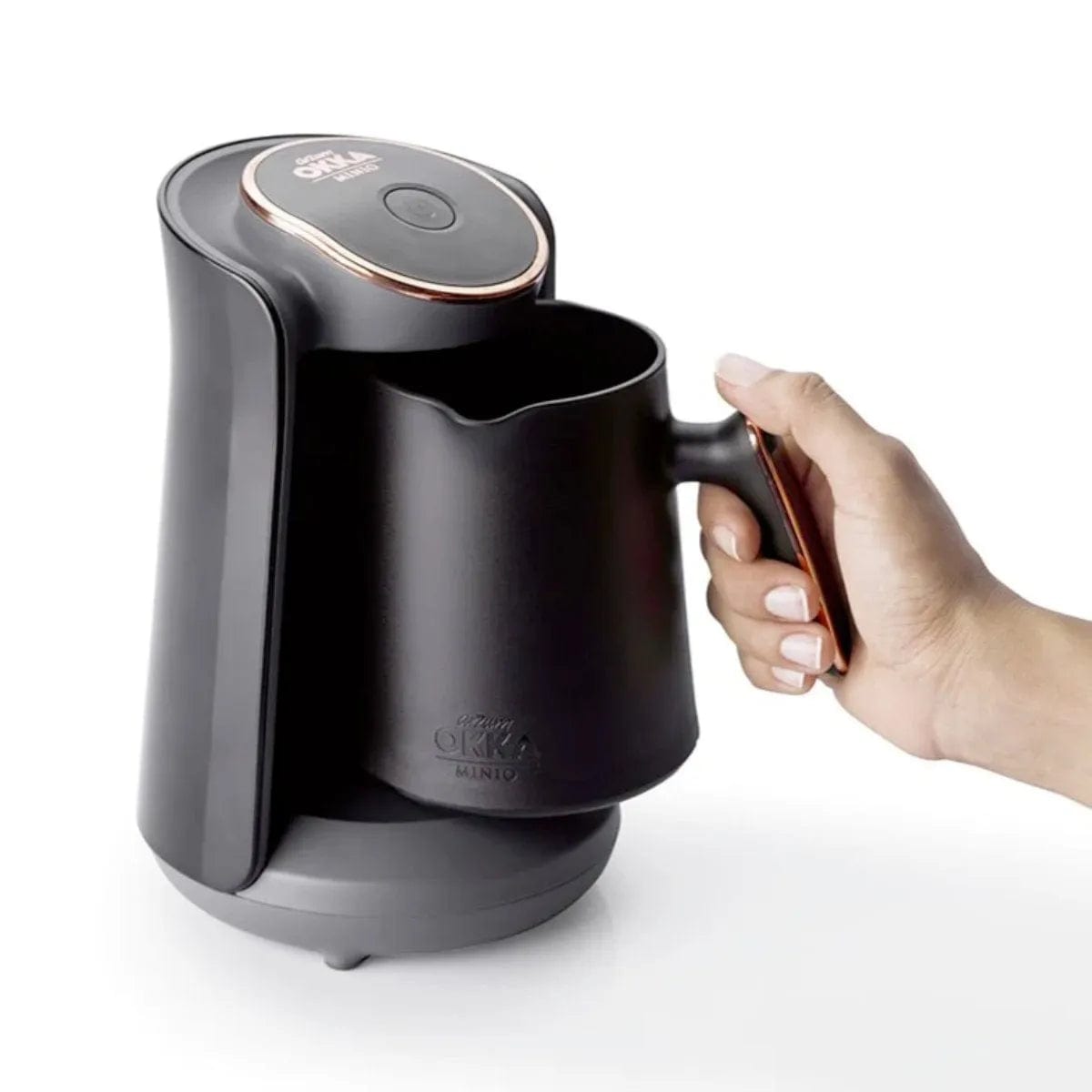 Arzum Okka Minio Automatic Turkish Coffee Machine, 120V, OK004-K (Black/Silver) Turkish Coffee Machine Arzum