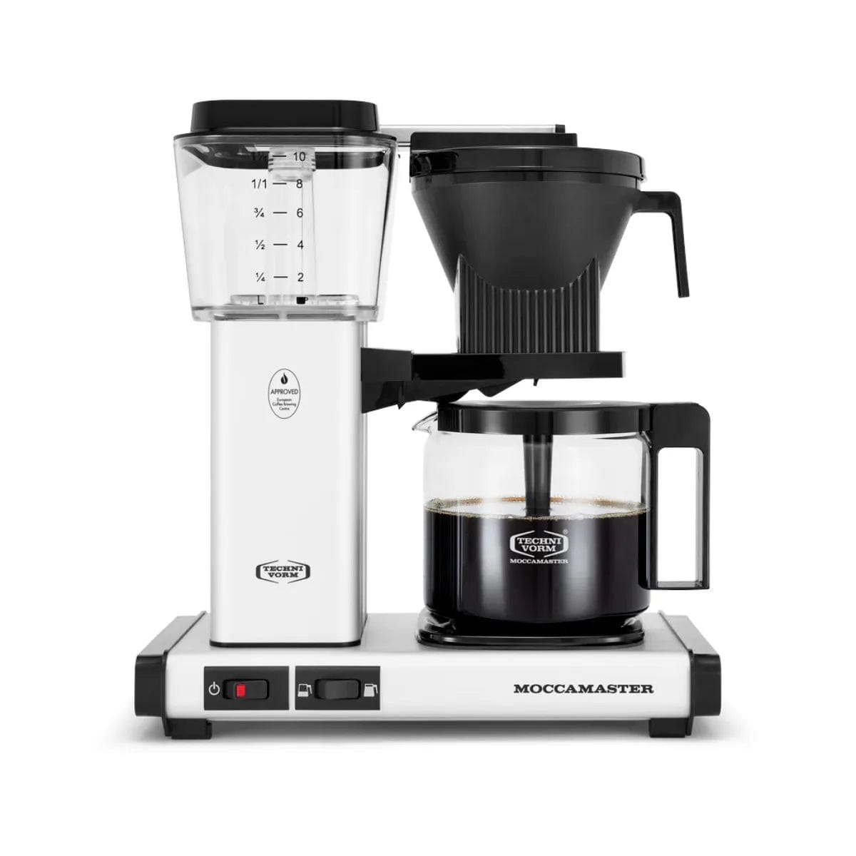 Technivorm Moccamaster KBGV Select Glass Carafe Brewer 53930 (Matte Silver) Drip Coffee Maker Moccamaster