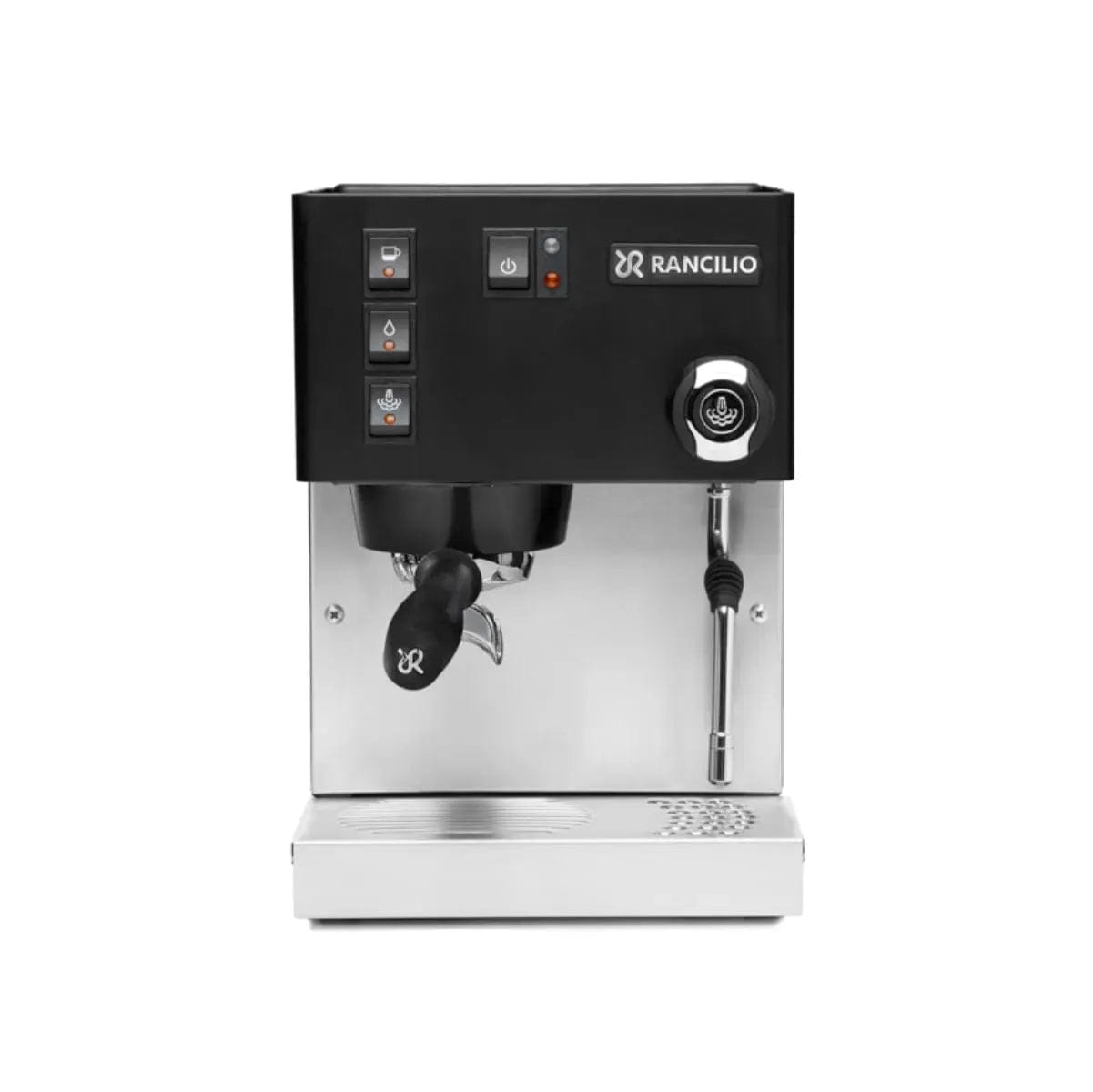 Rancilio Silvia M V6 Espresso Machine (Limited Edition Black and Stainless Steel) and Rancilio Stile Grinder Machine Bundle Espresso Machine Rancilio