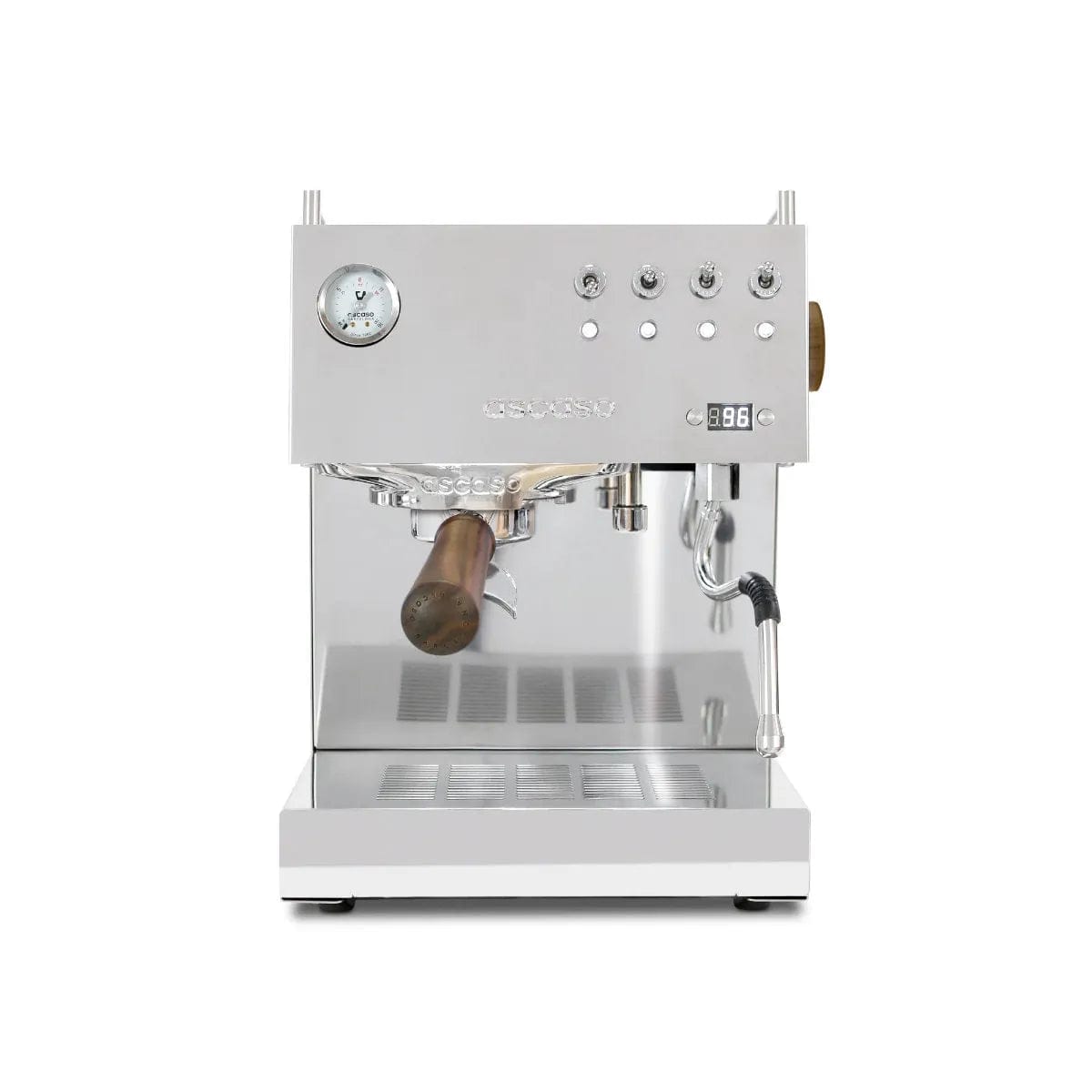Ascaso Steel Duo PID Espresso Machine DU.118 (NEMA 5-20P) Polished Espresso Machine Ascaso