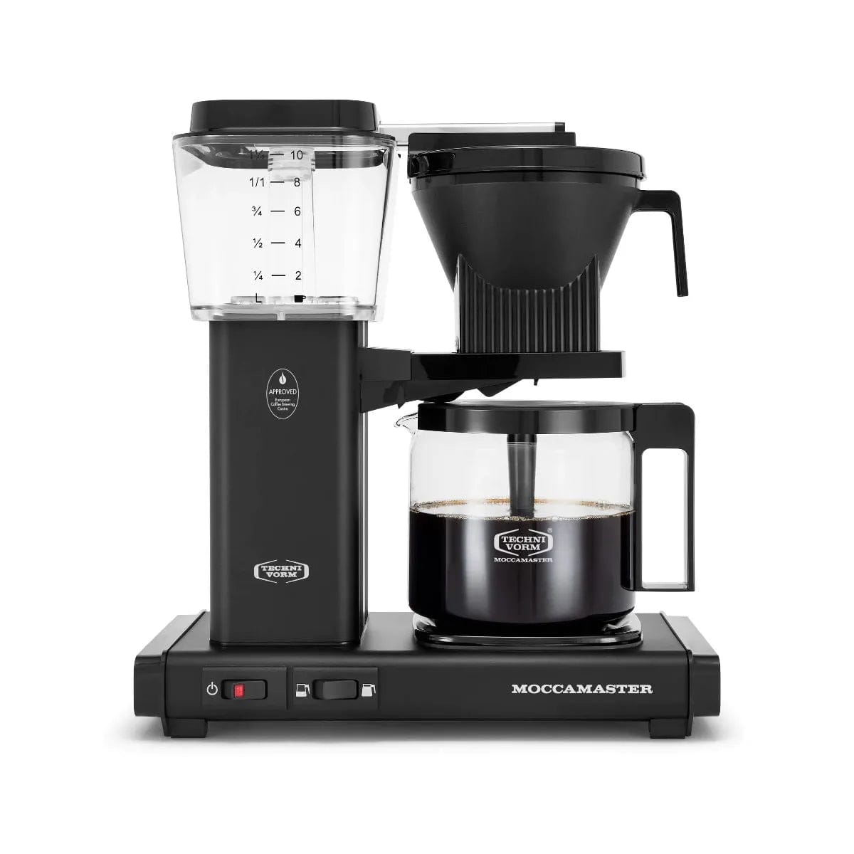 Technivorm Moccamaster KBGV Select Glass Carafe Brewer 53948 (Matte Black) Drip Coffee Maker Moccamaster