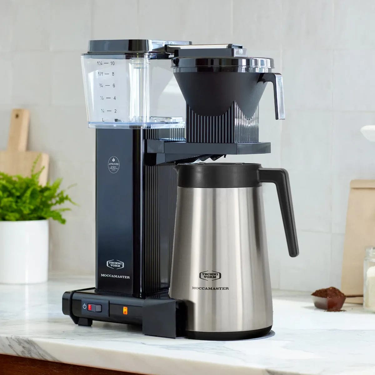 Technivorm Moccamaster KBGT Thermal Carafe Brewer 79314 (Black) Drip Coffee Maker Moccamaster