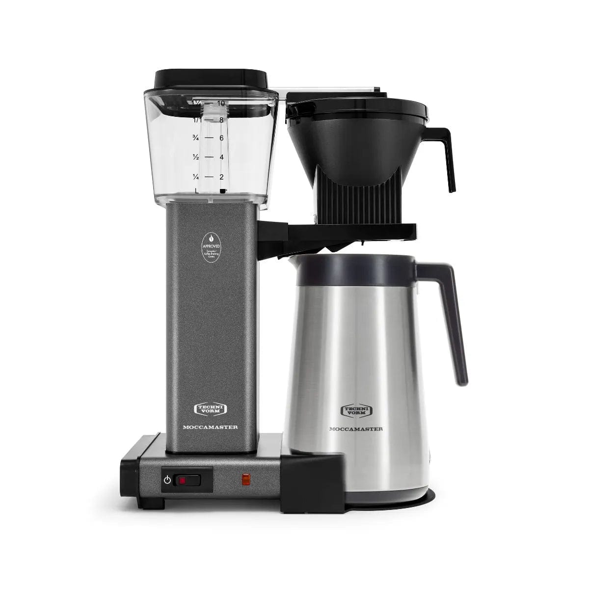 Technivorm Moccamaster KBGT Thermal Carafe Brewer 79317 (Stone Grey) Drip Coffee Maker Moccamaster