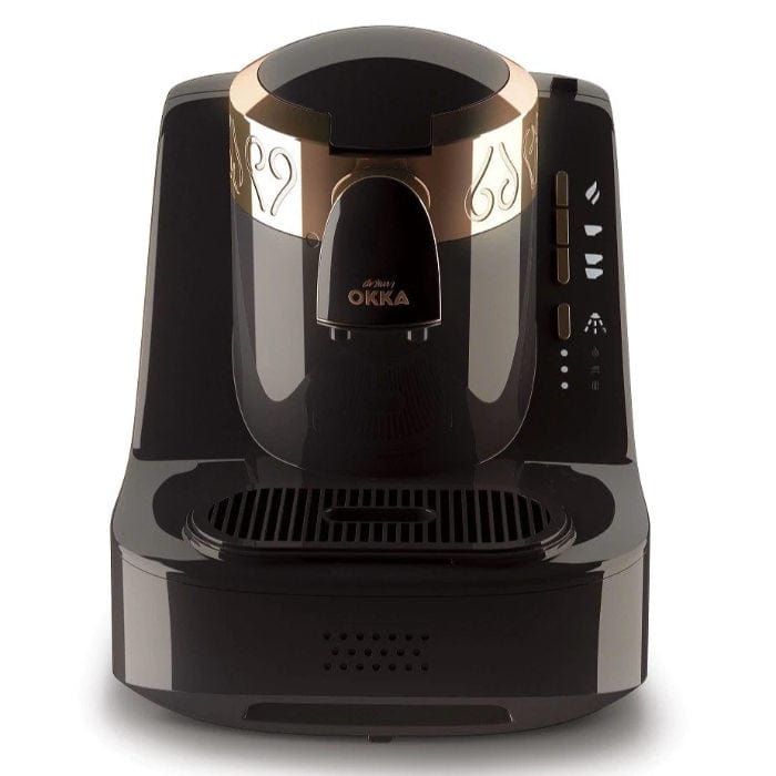 Arzum Okka Automatic Turkish Coffee Machine, UL/NSF, OK0001 (Black/Gold) Turkish Coffee Machine Arzum