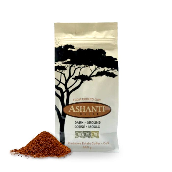 Ashanti Artisan Coffee African Dark Roast Ground Coffee 6 Pack Bundle Ground Coffee Ashanti Coffee