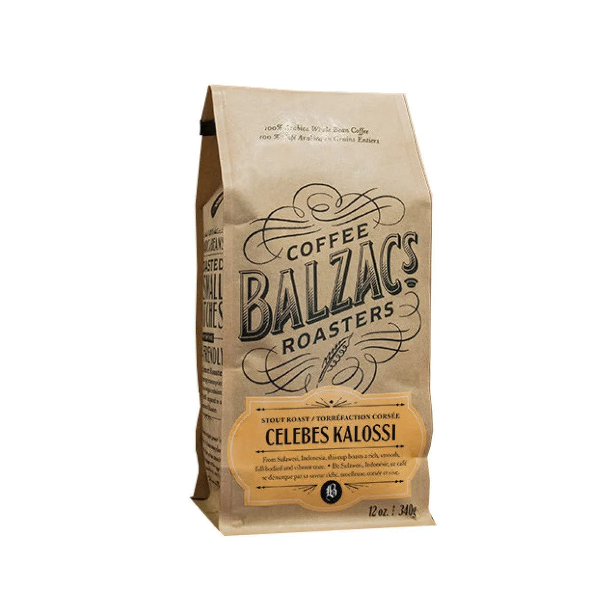Balzac's Celebs Kalossi Whole Bean Coffee (0.75 lb) Whole Bean Coffee Balzac's