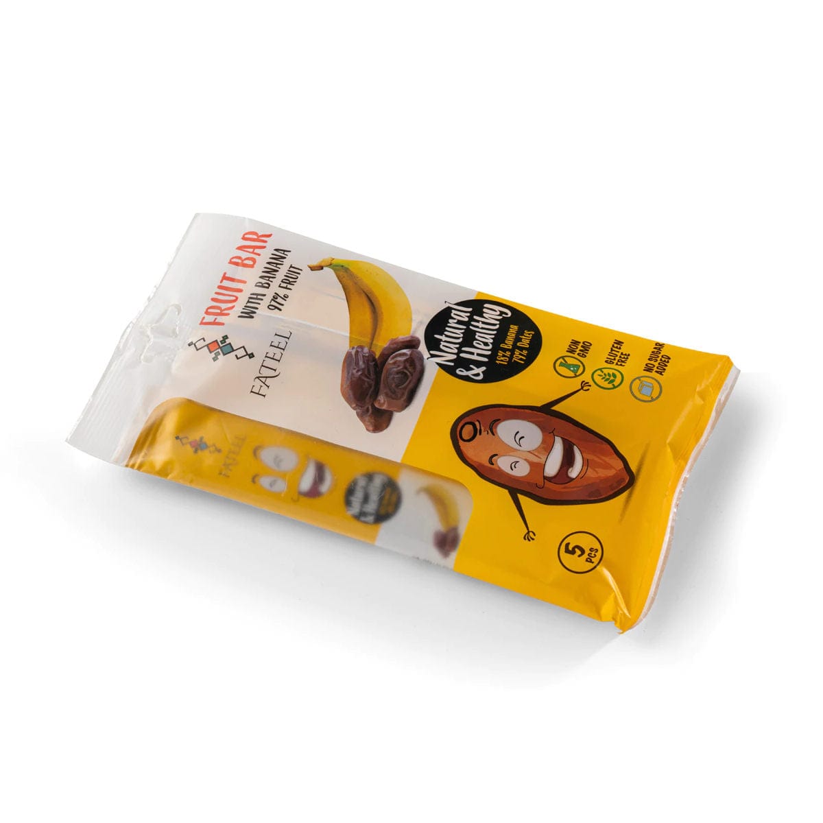 Fateel Healthy Fruit Bar Dates & Banana - 6 bags Snacks & Treats Fateel