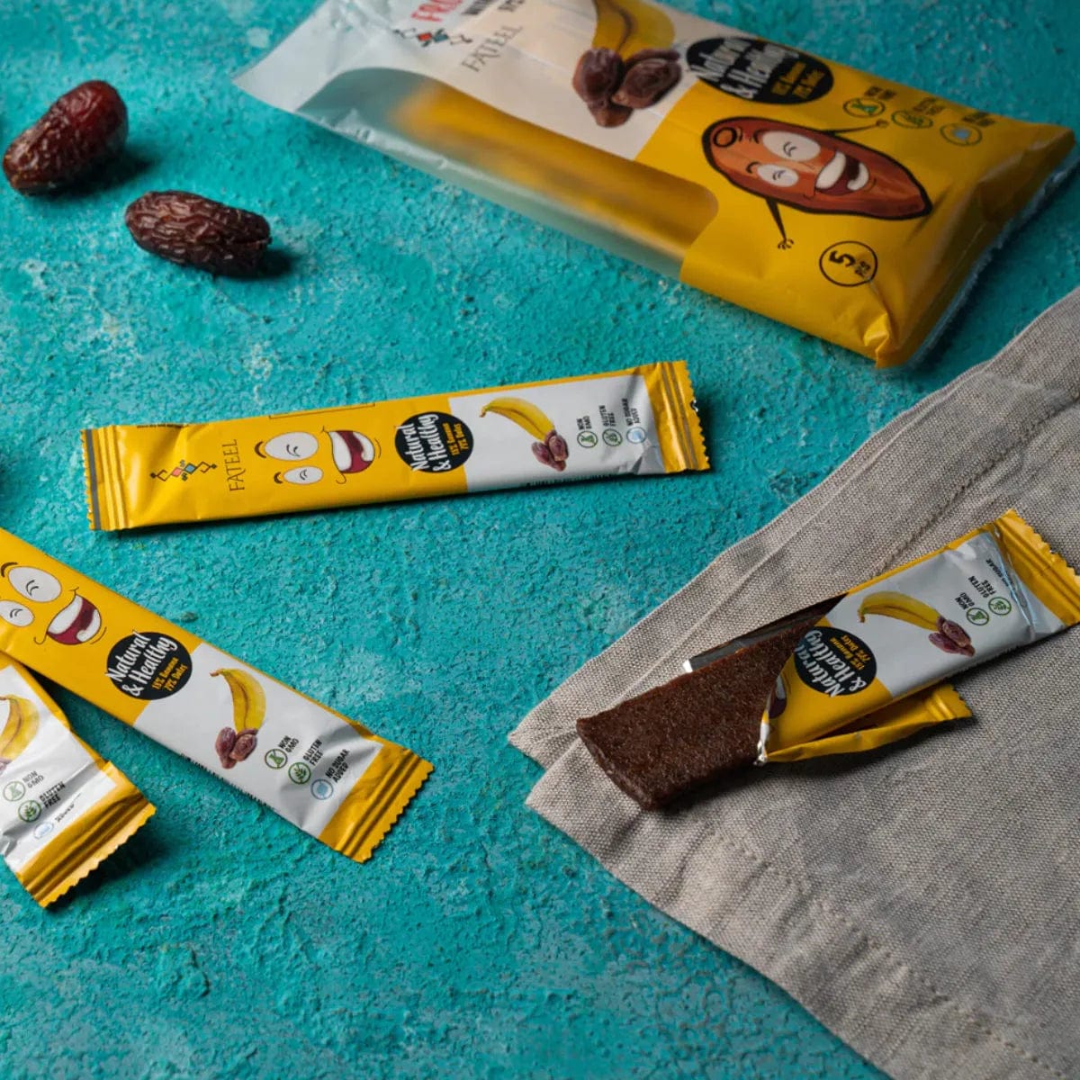 Fateel Healthy Fruit Bar Dates & Banana - 6 bags Snacks & Treats Fateel