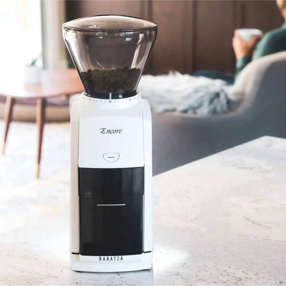 Baratza Encore Conical Burr Coffee Grinder (White) Coffee Grinder Baratza
