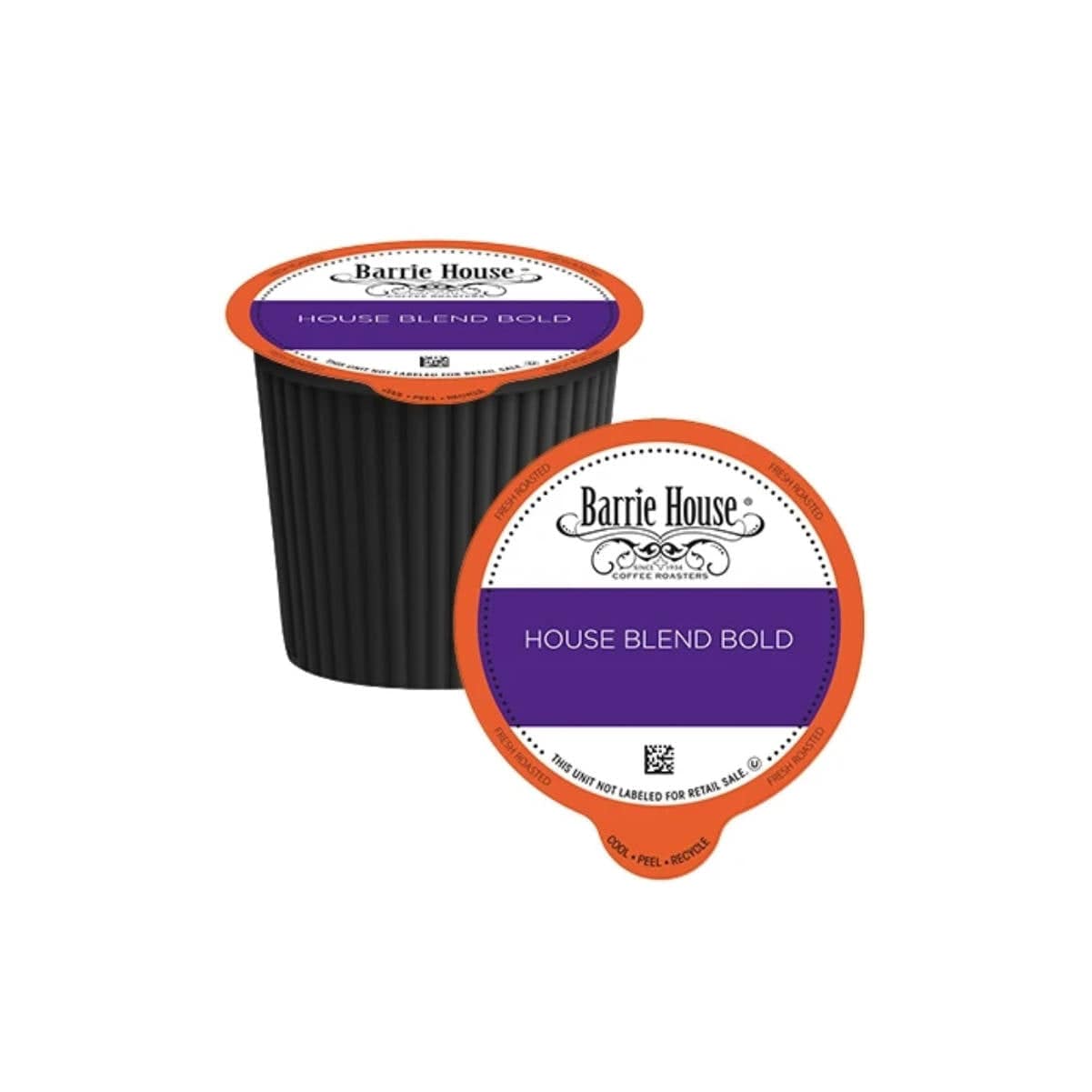 Barrie House House Blend Bold Single-Serve Coffee Pods (Box of 24) K-Cups Barrie House