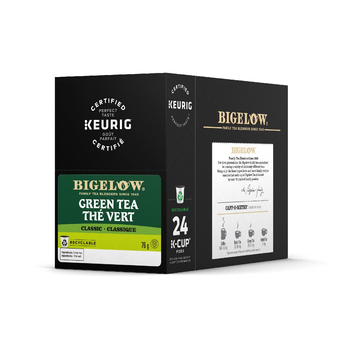 Bigelow Green Tea K-Cup® Recyclable Pods (Box of 24) K-Cups Bigelow