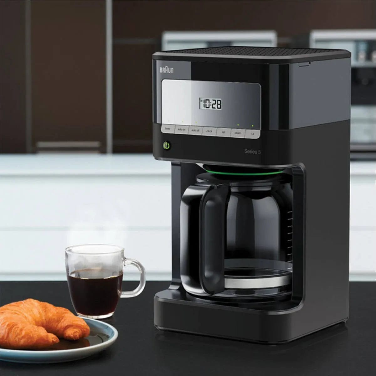 Braun BrewSense 12-Cup Digital Drip Coffee Maker (KF7000BK / Black) Drip Coffee Maker Braun