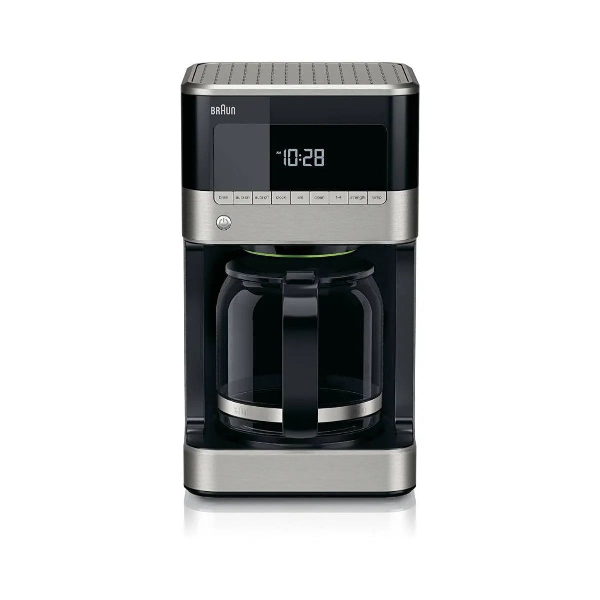 Braun BrewSense 12-Cup Digital Drip Coffee Maker (KF7150BK / Black & Stainless Steel) Drip Coffee Maker Braun