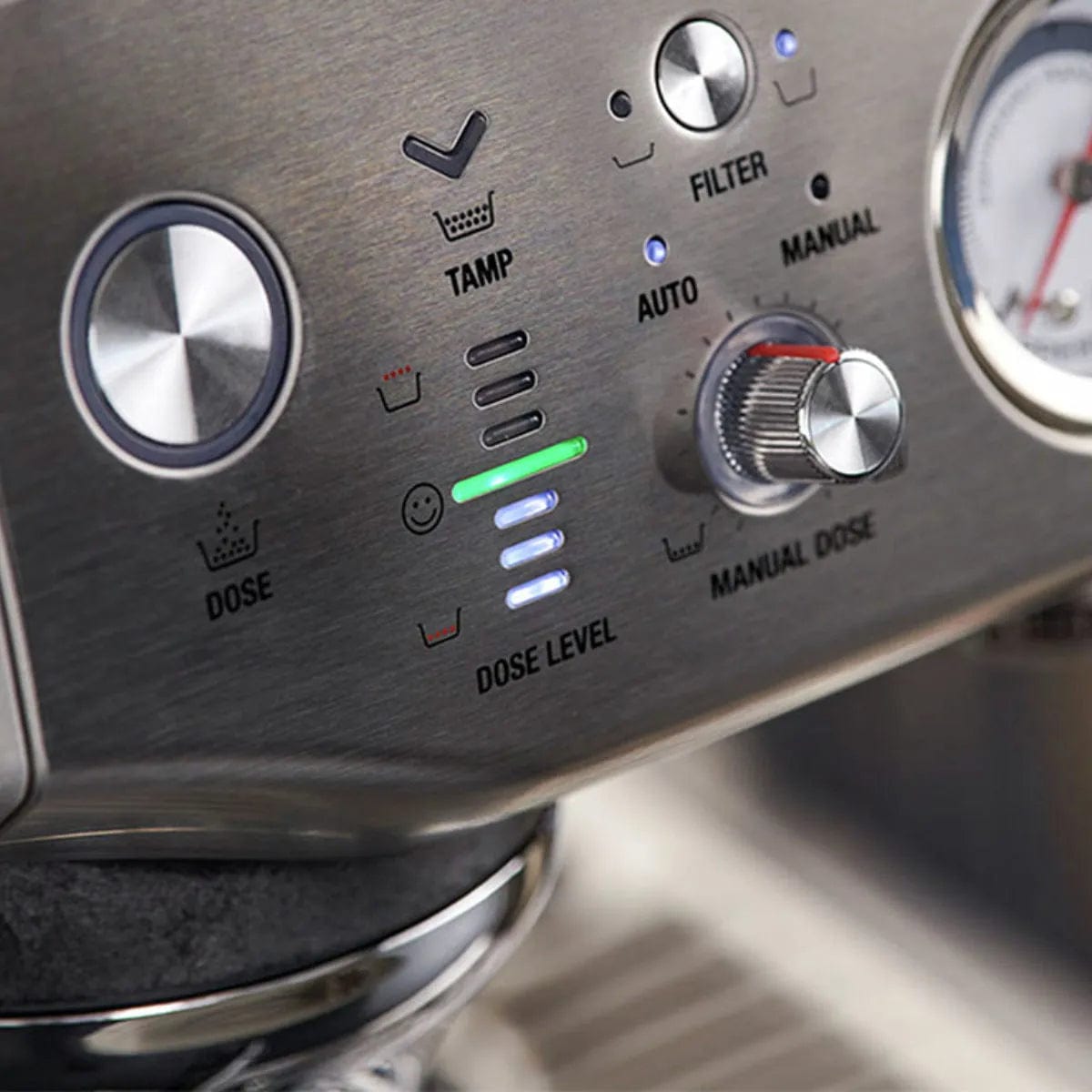Breville The Barista Express Impress Semi-Automatic Espresso Machine BES876SST (Sea Salt) Espresso Machine Breville