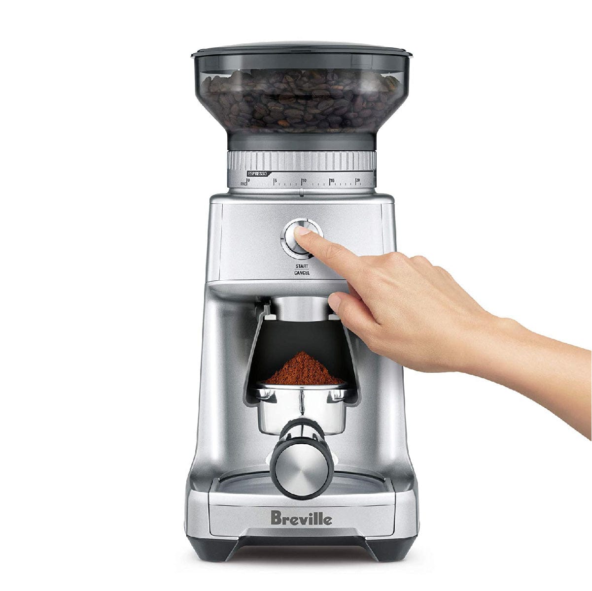 Breville The Dose Control Conical Burr Coffee Grinder BCG400SIL Coffee Grinder Breville