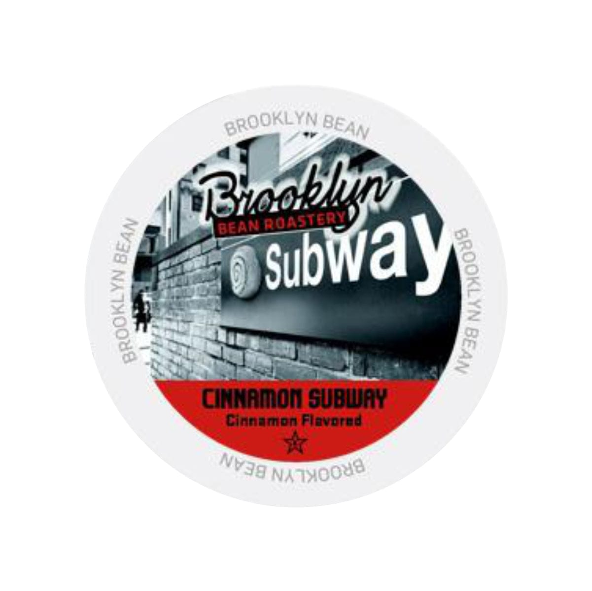 Brooklyn Bean Cinnamon Subway Single-Serve Coffee Pods (Box of 40) K-Cups Brooklyn Bean
