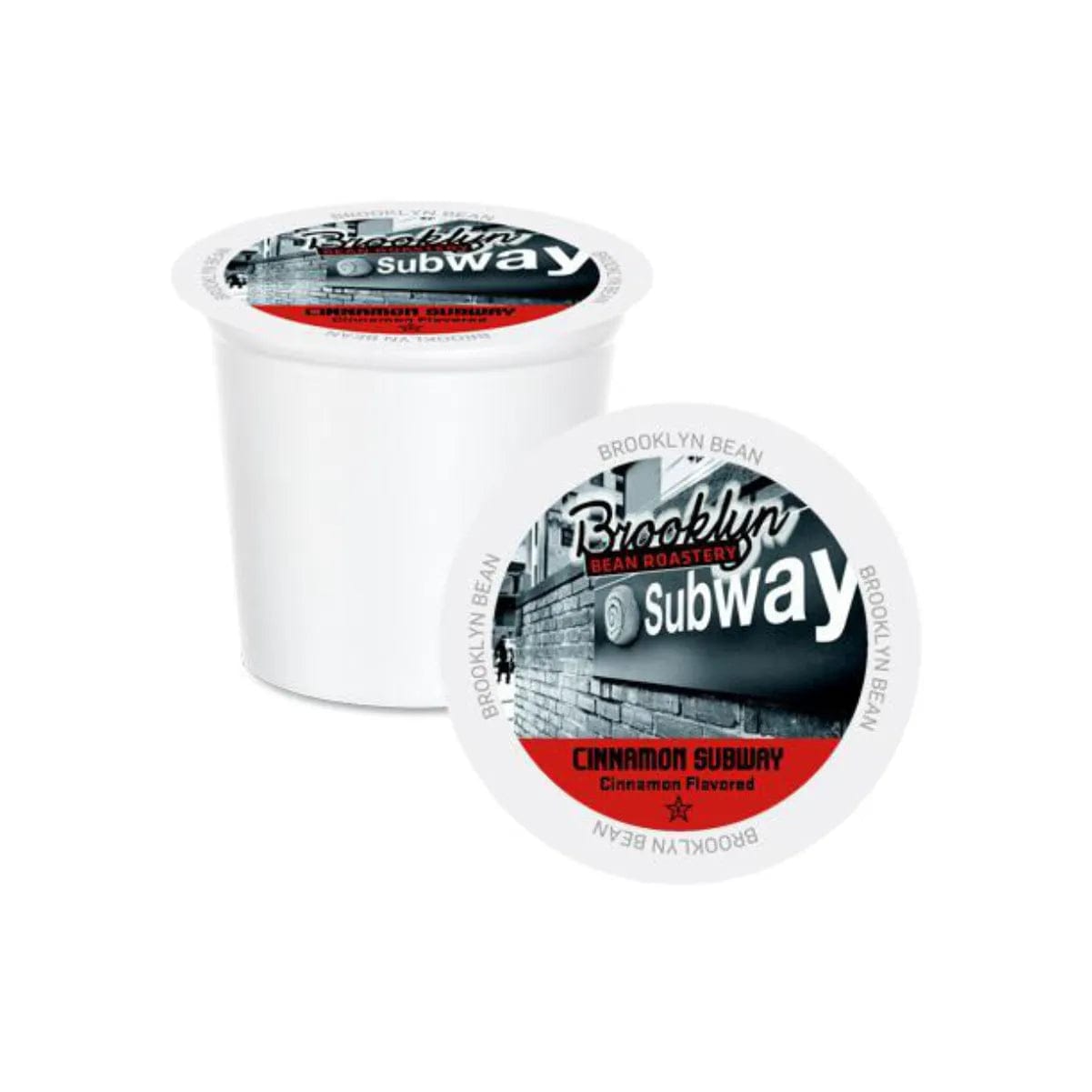 Brooklyn Bean Cinnamon Subway Single-Serve Coffee Pods (Box of 40) K-Cups Brooklyn Bean
