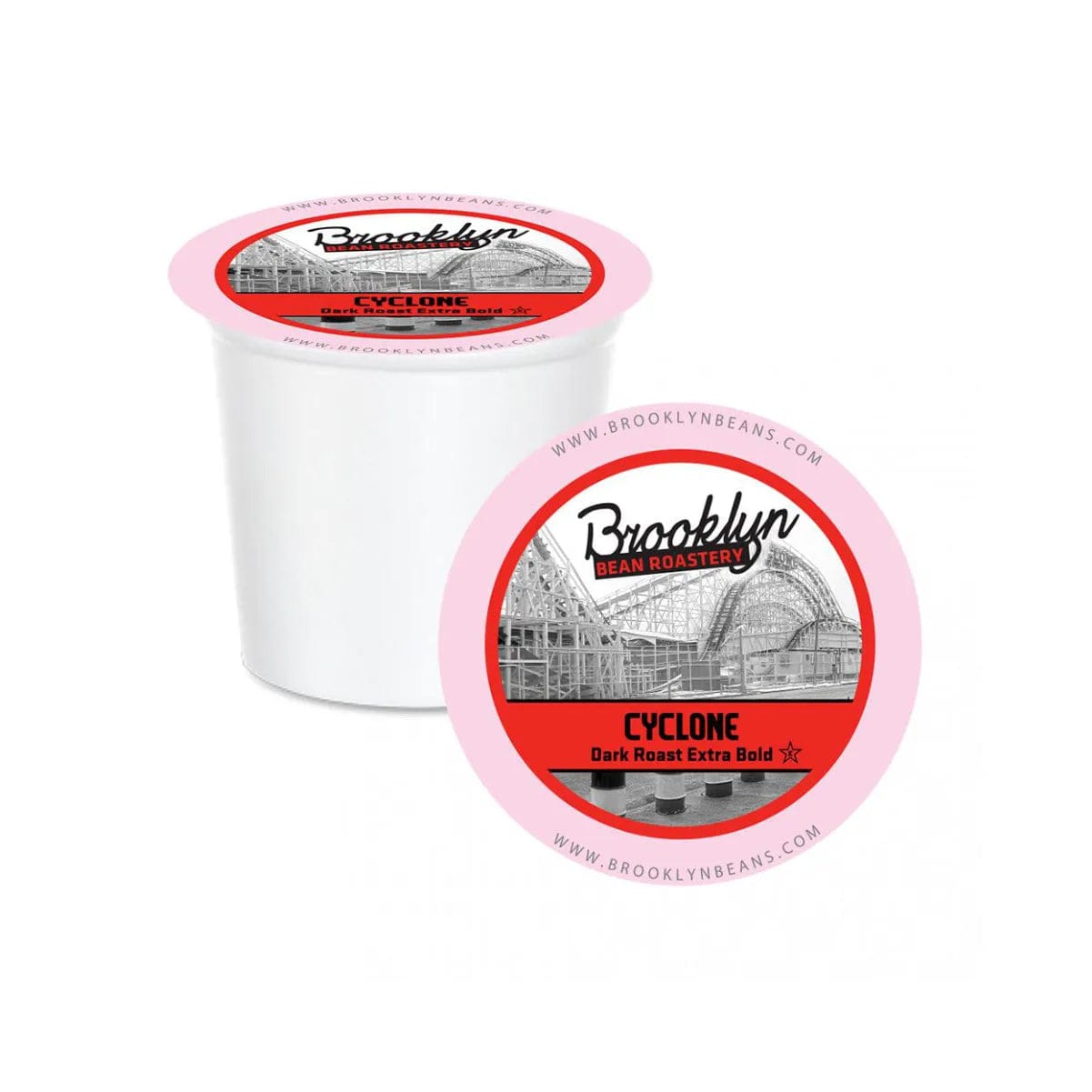Brooklyn Bean Cyclone Extra Bold Single-Serve Coffee Pods (Box of 40) K-Cups Brooklyn Bean