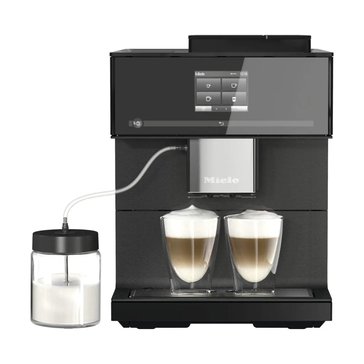 Miele CM 7750 CoffeeSelect Super Automatic Countertop Coffee & Espresso Machine (Obsidian black) Super Automatic Espresso Machine Miele