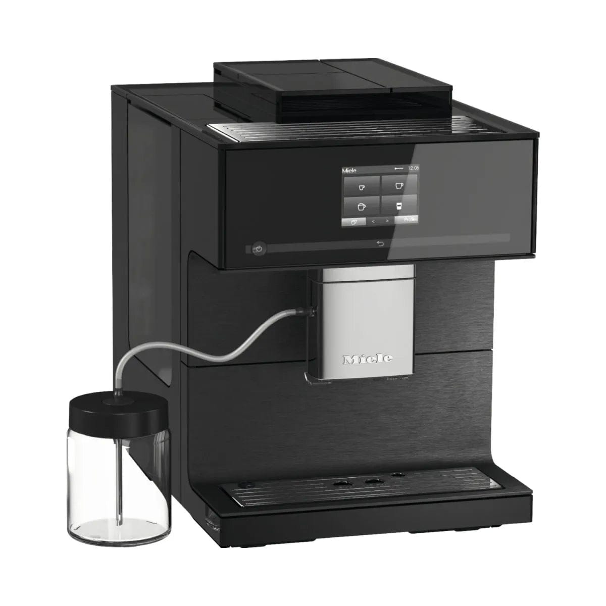 Miele CM 7750 CoffeeSelect Super Automatic Countertop Coffee & Espresso Machine (Obsidian black) Super Automatic Espresso Machine Miele