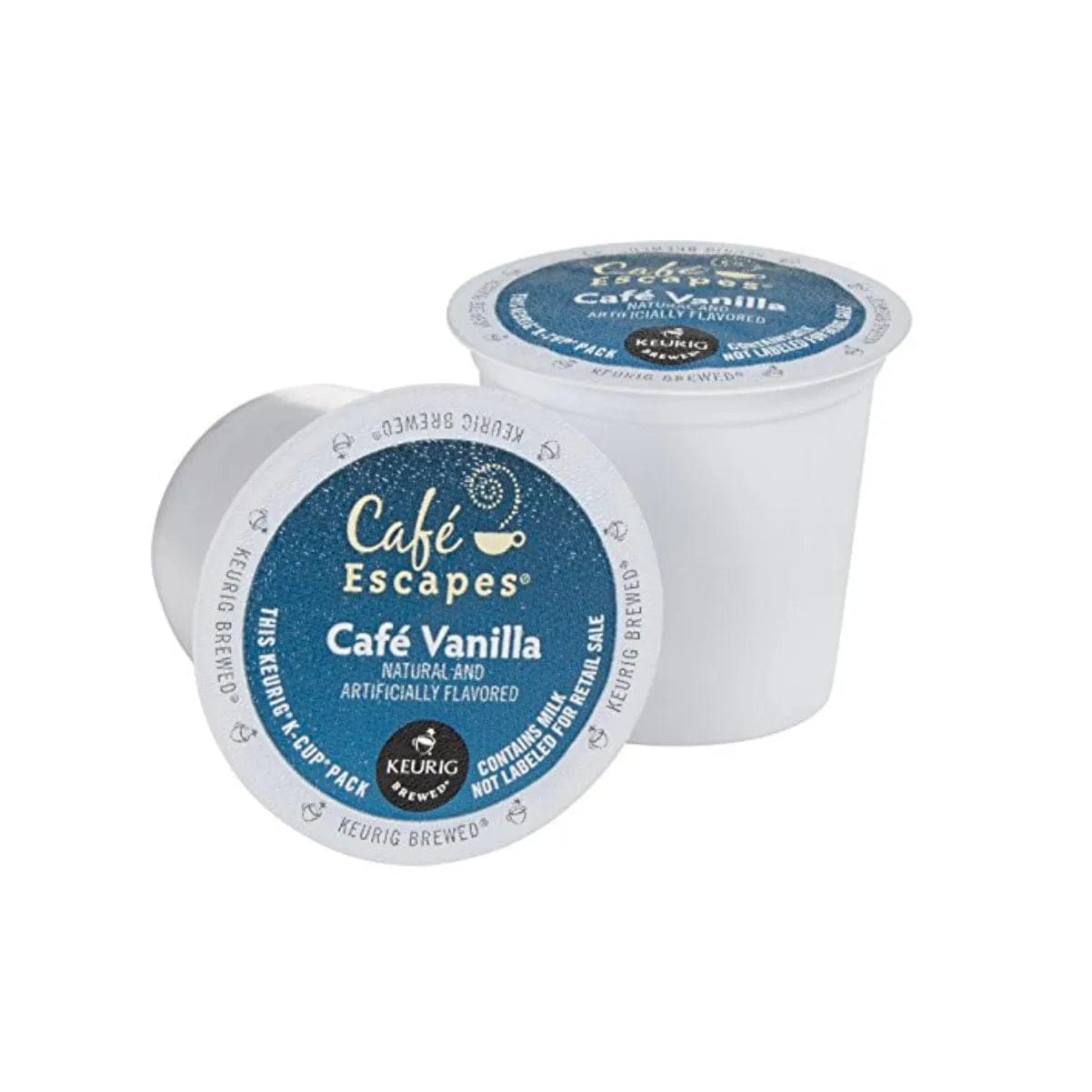 Cafe Escapes Vanilla K-Cup® Recyclable Pods (Box of 24) K-Cups Cafe Escapes