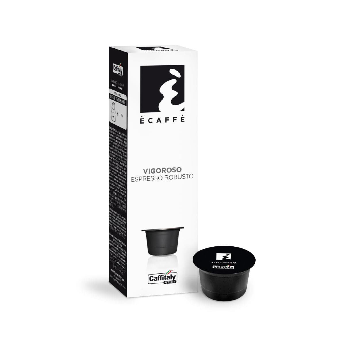 Caffitaly Ecaffe Vigoroso Espresso Coffee Capsules Caffitaly Capsules Caffitaly