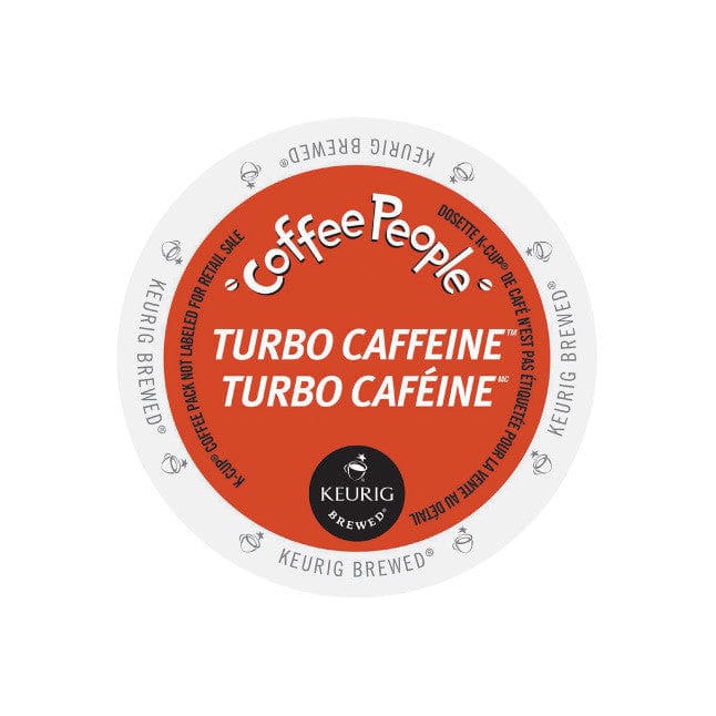 Coffee People Jet Fuel/Turbo Caffeine K-Cup® Pods (Box of 24) K-Cups Coffee People