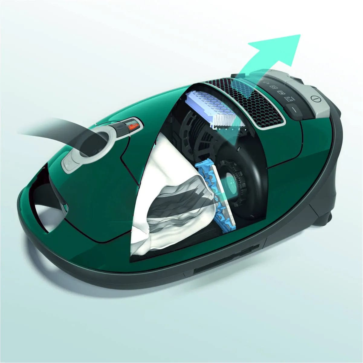 Miele Complete C3 PowerPlus Canister Vacuum Cleaner 41GNE031CDN (Racing Green) Vacuum Cleaners Miele