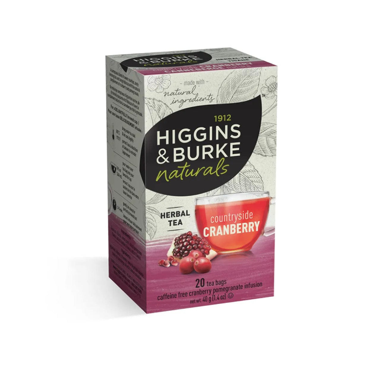 Higgins & Burke Countryside Cranberry Tea Bags Tea Bags Higgins & Burke