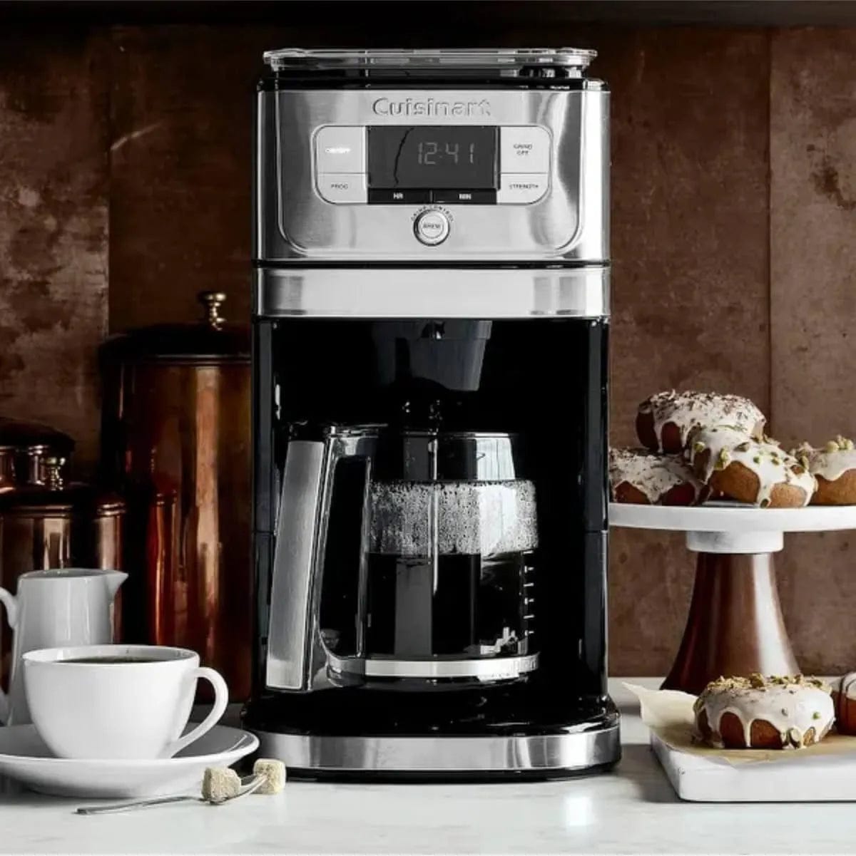 Cuisinart® Burr Grind & Brew 12-Cup Automatic Coffee Maker DGB-800 Drip Coffee Maker Cuisinart