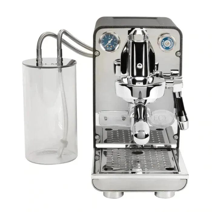 ECM Puristika Semi Automatic Espresso Machine (Anthracite), ECM C-Manuale 54 Burr Grinder (Anthracite) & Accessories Bundle Espresso Machine (Prosumer) ECM